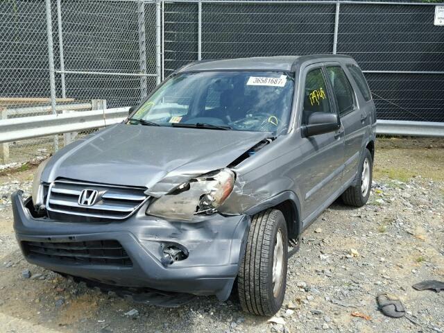 SHSRD685X6U408782 - 2006 HONDA CR-V LX SILVER photo 2