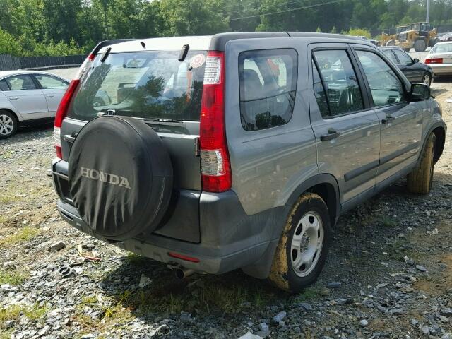 SHSRD685X6U408782 - 2006 HONDA CR-V LX SILVER photo 4