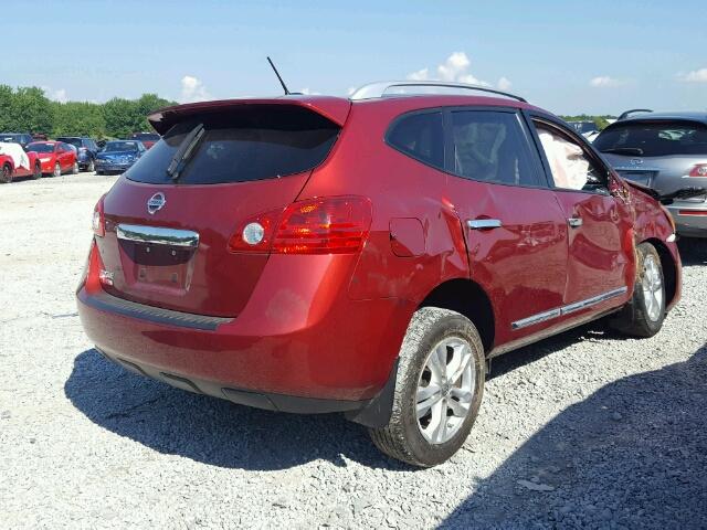 JN8AS5MT7FW659705 - 2015 NISSAN ROGUE SELE RED photo 4