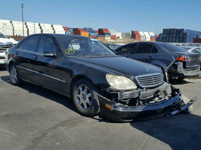 WDBNG75J61A208938 - 2001 MERCEDES-BENZ S 500 BLACK photo 1