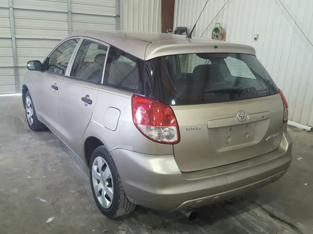 2T1KR32E13C030336 - 2003 TOYOTA MATRIX 金色 照片 3