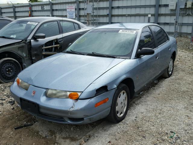 1G8ZG52832Z126364 - 2002 SATURN SL1 BLUE photo 2