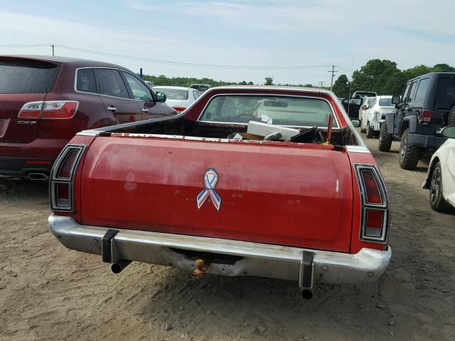 8H47H136906 - 1978 FORD RANCHERO RED photo 6