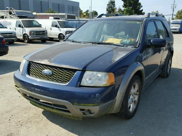 1FMZK02116GA38078 - 2006 FORD FREESTYLE BLUE photo 2