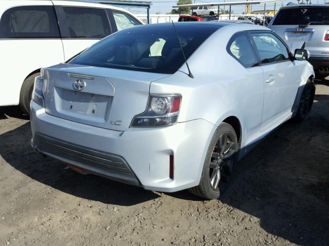 JTKJF5C79E3071933 - 2014 TOYOTA SCION TC 银色 照片 4
