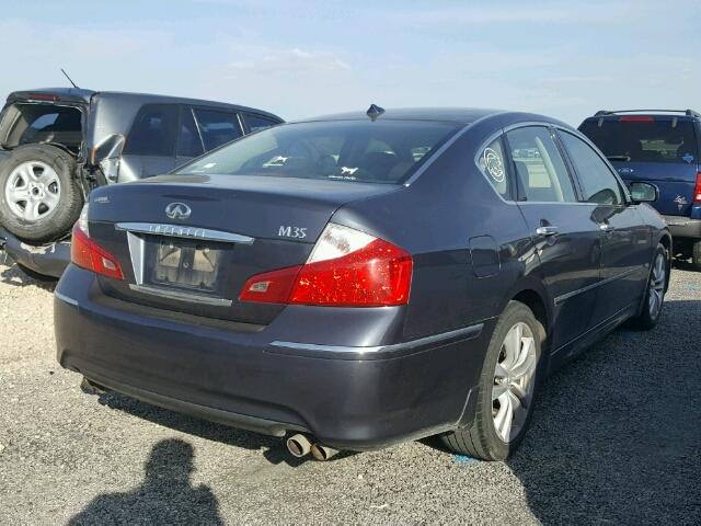 JNKCY01E89M801599 - 2009 INFINITI M35 BASE GRAY photo 4