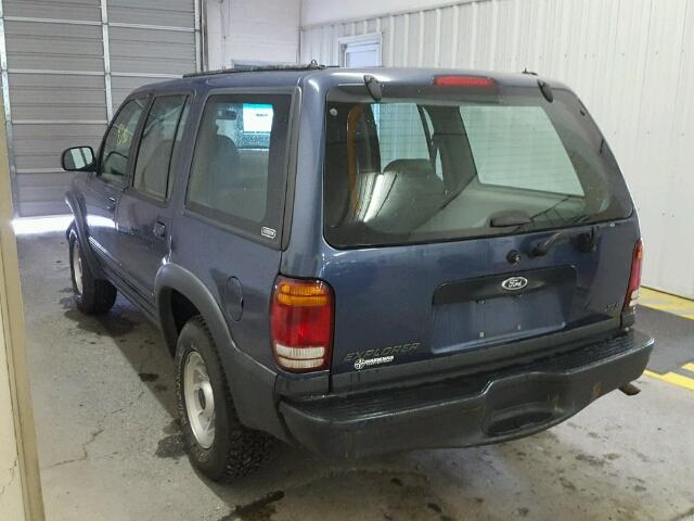 1FMZU72E21ZA14505 - 2001 FORD EXPLORER X BLUE photo 3