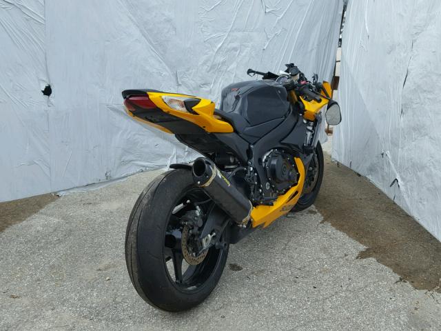 JS1GR7MA6H2100761 - 2017 SUZUKI GSX-R750 YELLOW photo 4