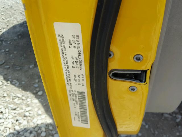 1B3HB48B37D563803 - 2007 DODGE CALIBER SX YELLOW photo 10