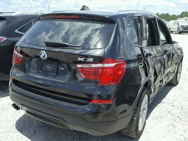 5UXWZ7C37H0V91128 - 2017 BMW X3 SDRIVE2 BLACK photo 4