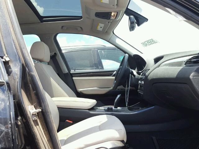 5UXWZ7C37H0V91128 - 2017 BMW X3 SDRIVE2 BLACK photo 5