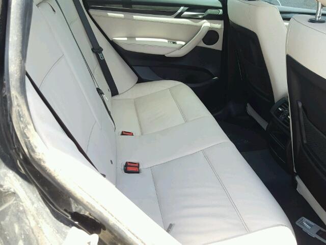 5UXWZ7C37H0V91128 - 2017 BMW X3 SDRIVE2 BLACK photo 6