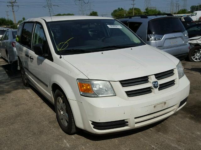 1D4HN11E89B520536 - 2009 DODGE GRAND CARA WHITE photo 1