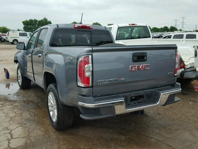 1GTG6DEN7J1255491 - 2018 GMC CANYON SLT GRAY photo 3