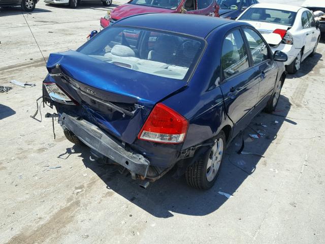 KNAFE121575477623 - 2007 KIA SPECTRA EX BLUE photo 4