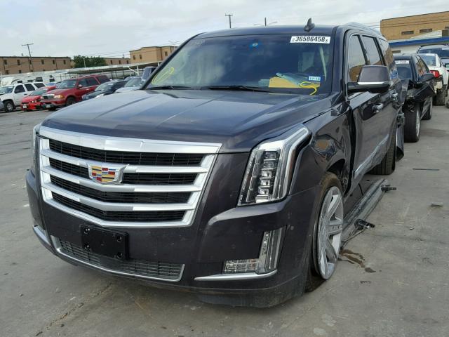 1GYS4NKJ3FR552915 - 2015 CADILLAC ESCALADE P CHARCOAL photo 2