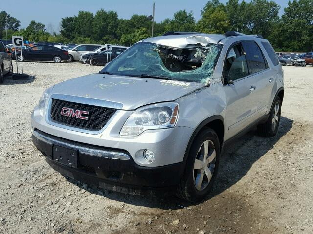 1GKLVMED8AJ129847 - 2010 GMC ACADIA SLT ვერცხლისფერი ფოტო 2