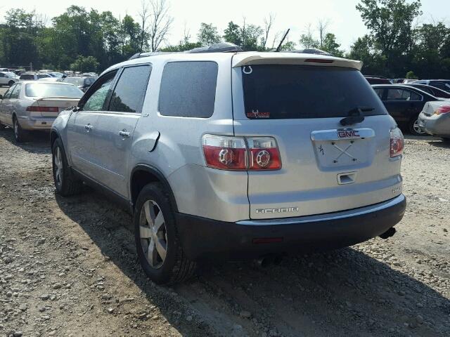 1GKLVMED8AJ129847 - 2010 GMC ACADIA SLT ვერცხლისფერი ფოტო 3