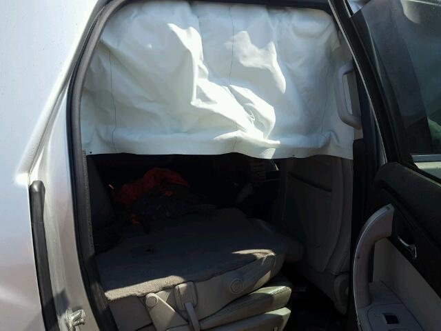 1GKLVMED8AJ129847 - 2010 GMC ACADIA SLT ვერცხლისფერი ფოტო 6