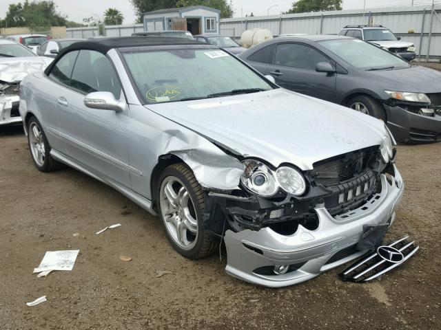 WDBTK72FX8T095919 - 2008 MERCEDES-BENZ CLK 550 SILVER photo 1