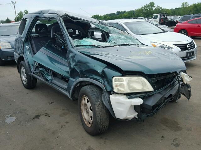 JHLRD1843YS016866 - 2000 HONDA CR-V LX GREEN photo 1