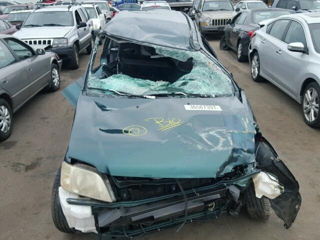 JHLRD1843YS016866 - 2000 HONDA CR-V LX GREEN photo 9