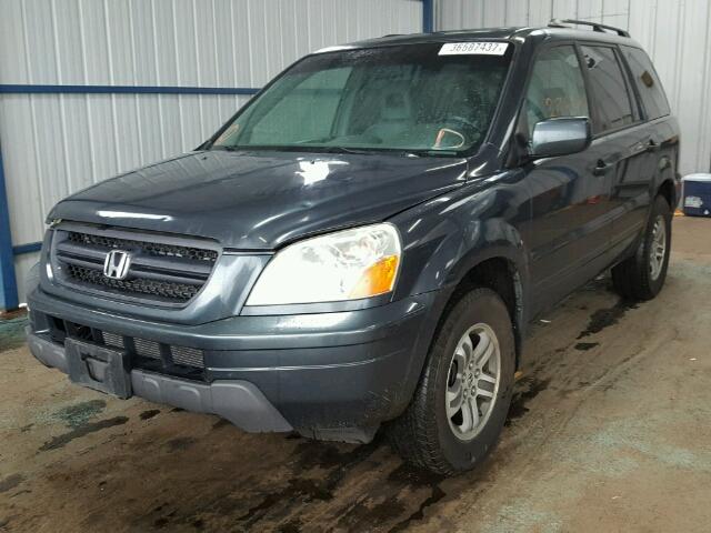 2HKYF18715H501076 - 2005 HONDA PILOT CHARCOAL photo 2