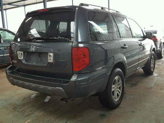 2HKYF18715H501076 - 2005 HONDA PILOT CHARCOAL photo 4