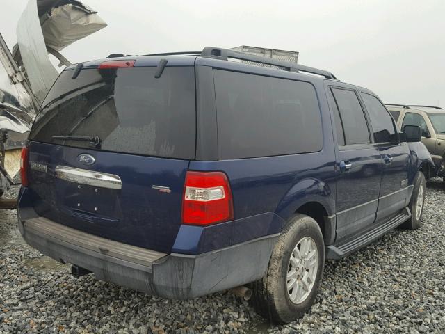 1FMFK15597LA10397 - 2007 FORD EXPEDITION BLUE photo 4