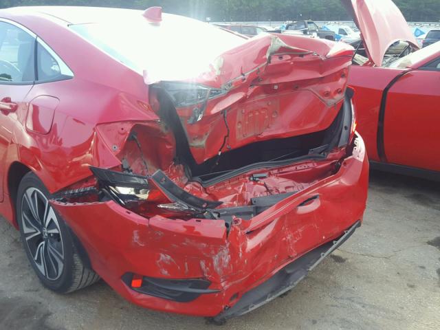 2HGFC1F79GH633065 - 2016 HONDA CIVIC EXL 红色 照片 9