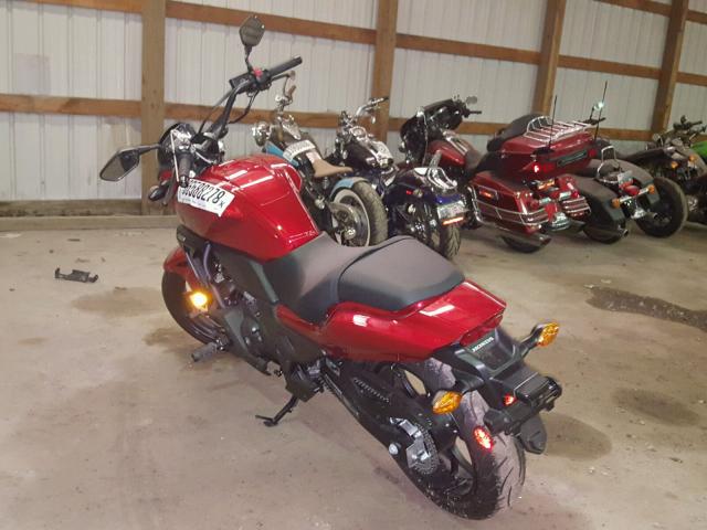 JH2RC6802EK000591 - 2014 HONDA CTX700 N RED photo 3