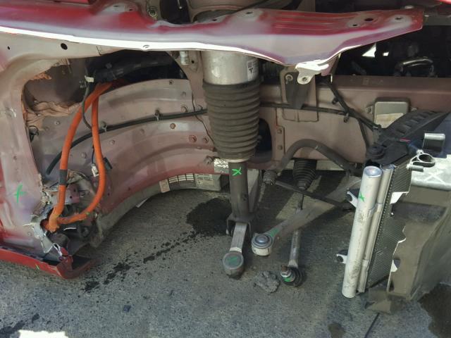 5YJSA1E19GF173282 - 2016 TESLA MODEL S Կարմիր լուսանկար 9