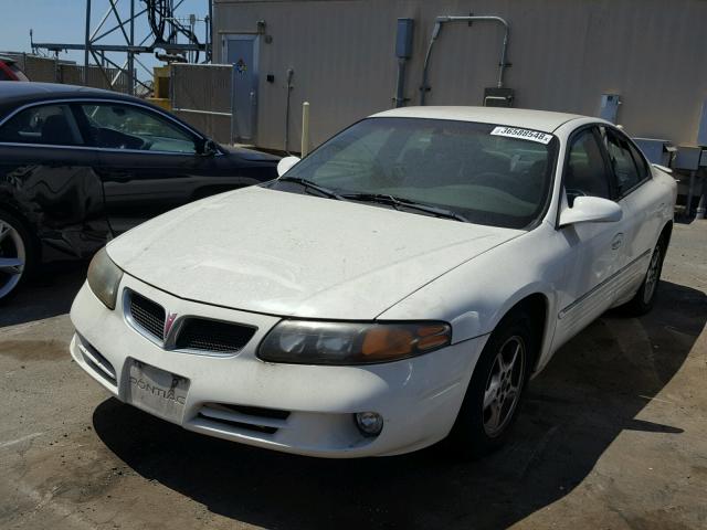 1G2HX54K324108684 - 2002 PONTIAC BONNEVILLE WHITE photo 2