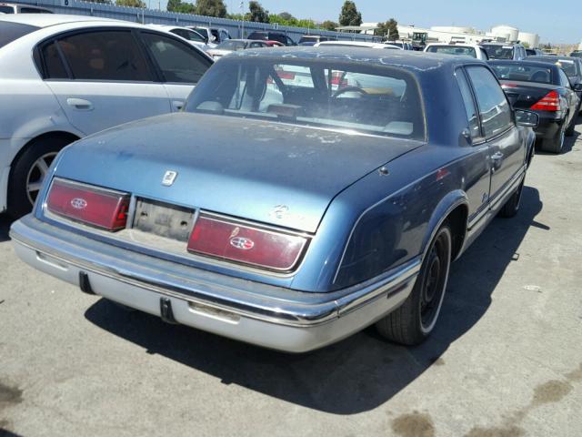 1G4EZ13C2LU419838 - 1990 BUICK RIVIERA BLUE photo 4