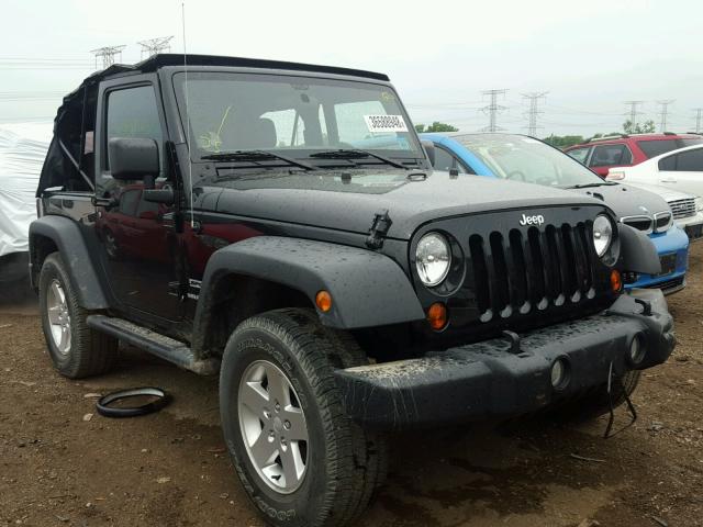 1J4AA2D11BL635059 - 2011 JEEP WRANGLER S BLACK photo 1