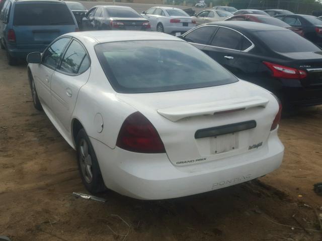 2G2WP552761299128 - 2006 PONTIAC GRAND PRIX WHITE photo 3