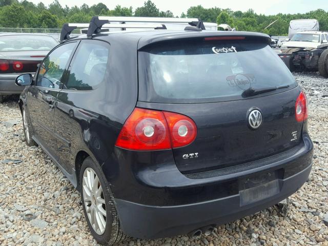 WVWEV71KX6W121608 - 2006 VOLKSWAGEN NEW GTI BLACK photo 3