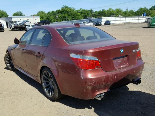 WBSNB93586B582138 - 2006 BMW M5 ORANGE photo 3