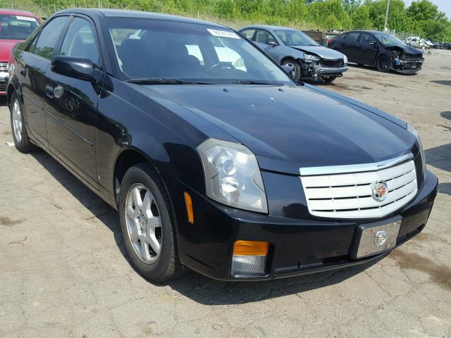 1G6DM57T170190911 - 2007 CADILLAC CTS BLACK photo 1