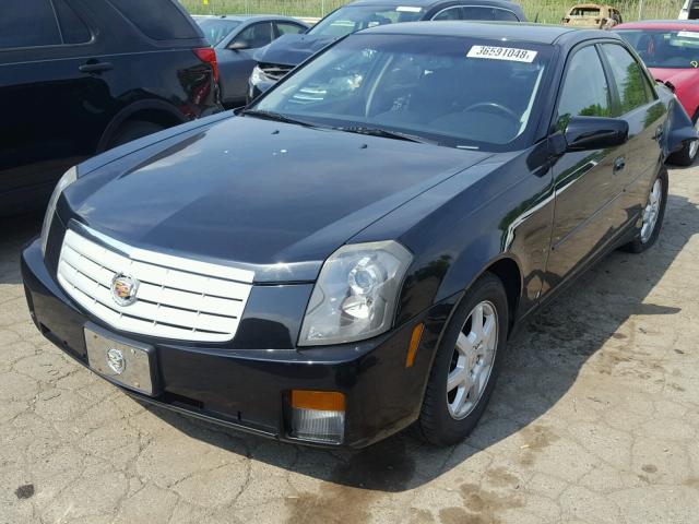 1G6DM57T170190911 - 2007 CADILLAC CTS BLACK photo 2