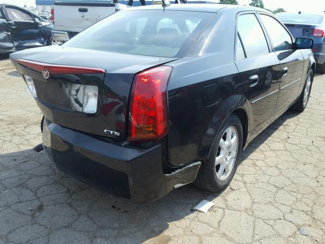 1G6DM57T170190911 - 2007 CADILLAC CTS BLACK photo 4