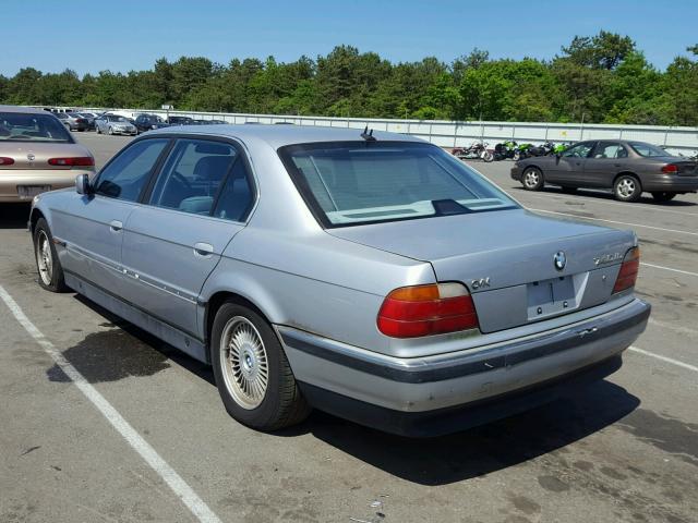 WBAGJ8322WDM11616 - 1998 BMW 740 IL SILVER photo 3