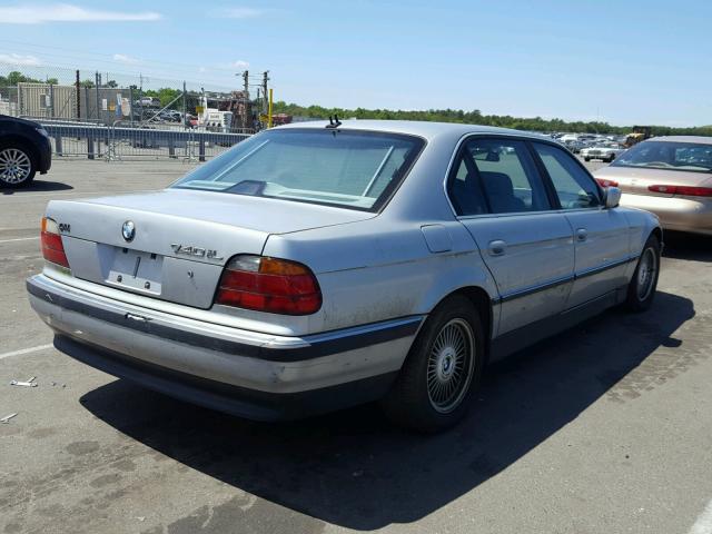 WBAGJ8322WDM11616 - 1998 BMW 740 IL SILVER photo 4