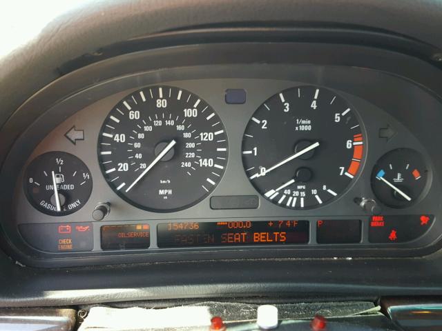 WBAGJ8322WDM11616 - 1998 BMW 740 IL SILVER photo 8