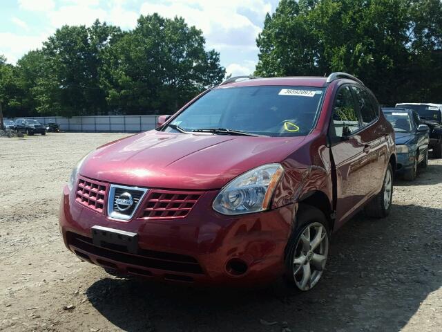 JN8AS58V38W141461 - 2008 NISSAN ROGUE RED photo 2