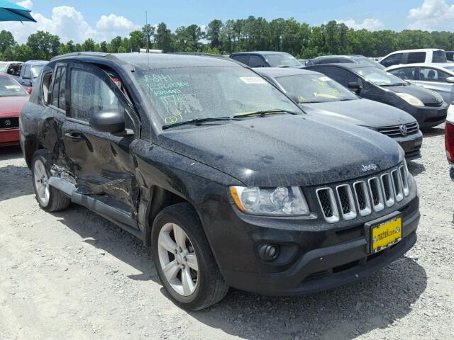 1C4NJCBA6CD500588 - 2012 JEEP COMPASS SP BLACK photo 1