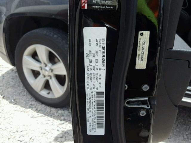 1C4NJCBA6CD500588 - 2012 JEEP COMPASS SP BLACK photo 10