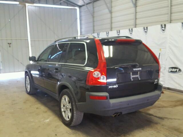 YV1CZ852251205956 - 2005 VOLVO XC90 V8 BLACK photo 3