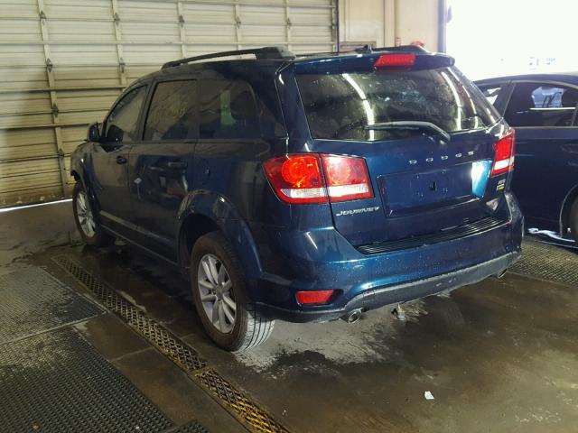 3C4PDCBG3FT682303 - 2015 DODGE JOURNEY SX BLUE photo 3