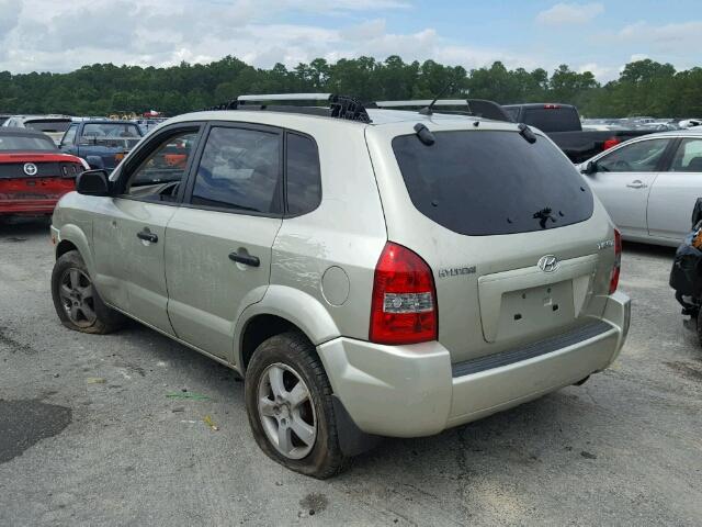 KM8JM12B98U755290 - 2008 HYUNDAI TUCSON GOLD photo 3